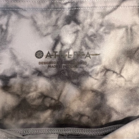 Athleta White and Gray Leggings Size Small Athelticwear Yoga Pilates powervita - Picture 3 of 6